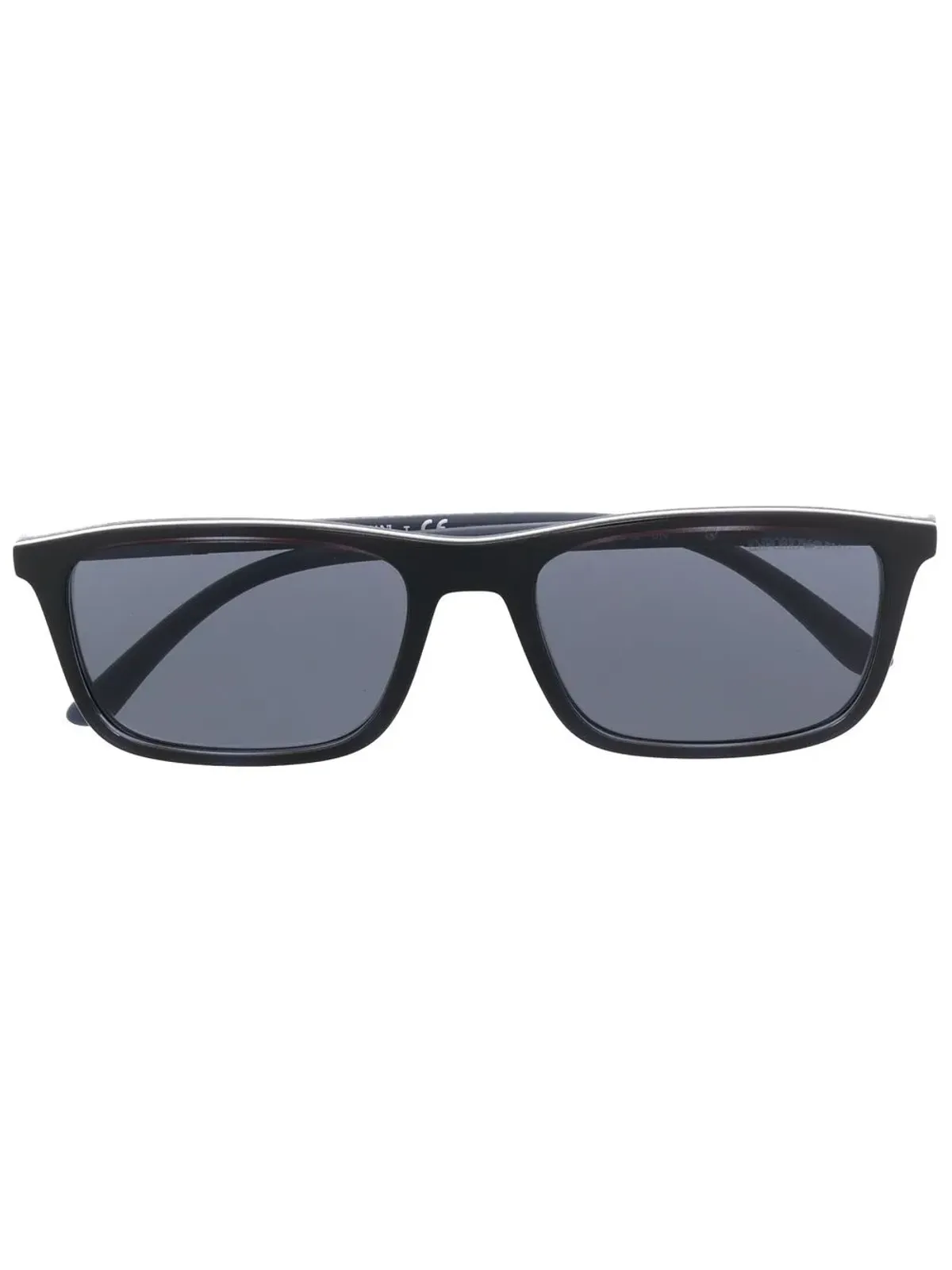 Emporio Armani 長方形フレーム眼鏡 - 画像5