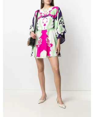 Valentino Garavani World Arazzoプリント ミニドレス - ホワイト - サムネイル2