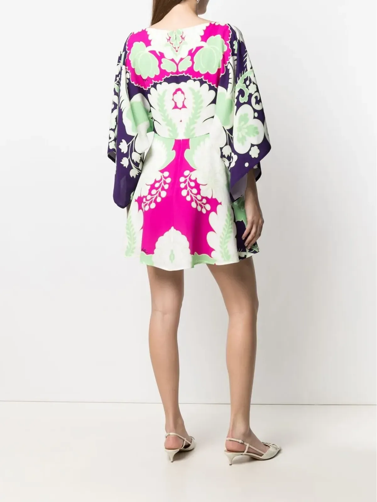 Valentino Garavani World Arazzoプリント ミニドレス - ホワイト - 画像4