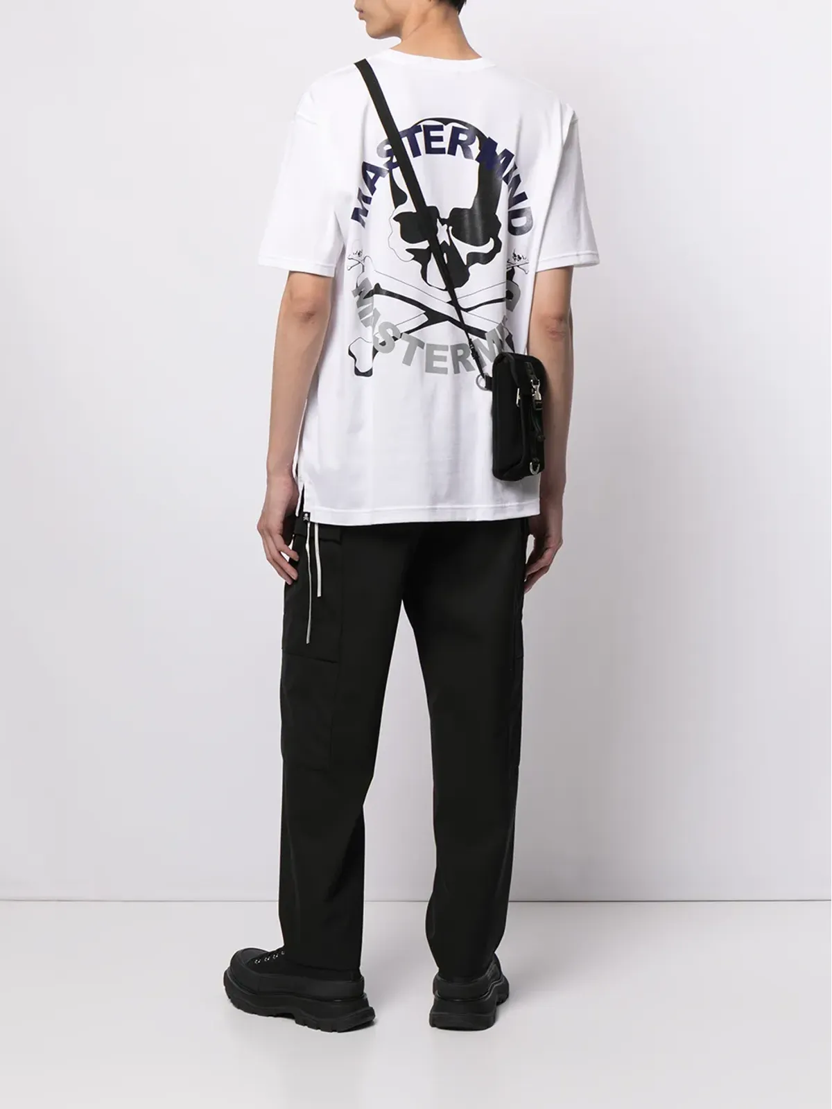 Mastermind Japan ロゴスカルプリント コットン Tシャツ - 画像2