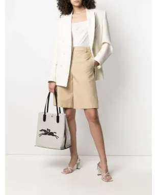 Longchamp ロゴプリントキャンバストート - サムネイル2