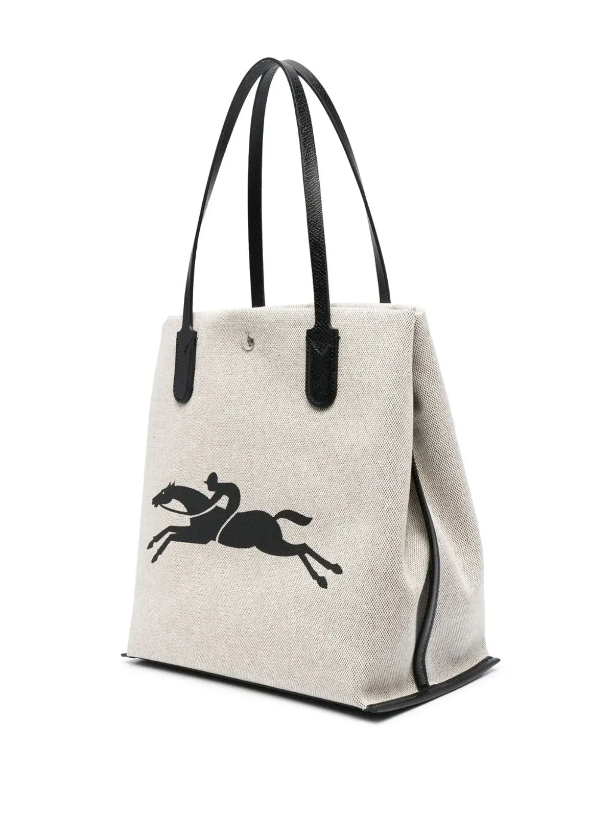 Longchamp ロゴプリントキャンバストート - 画像3