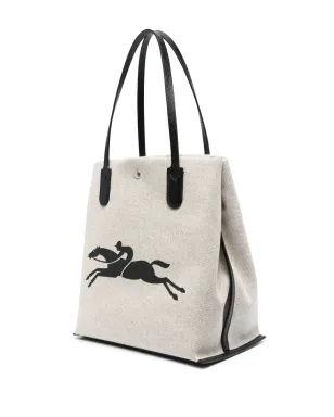 Longchamp ロゴプリントキャンバストート - サムネイル3
