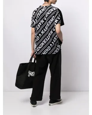 Mastermind Japan ロゴプリント ベロア Tシャツ - サムネイル2