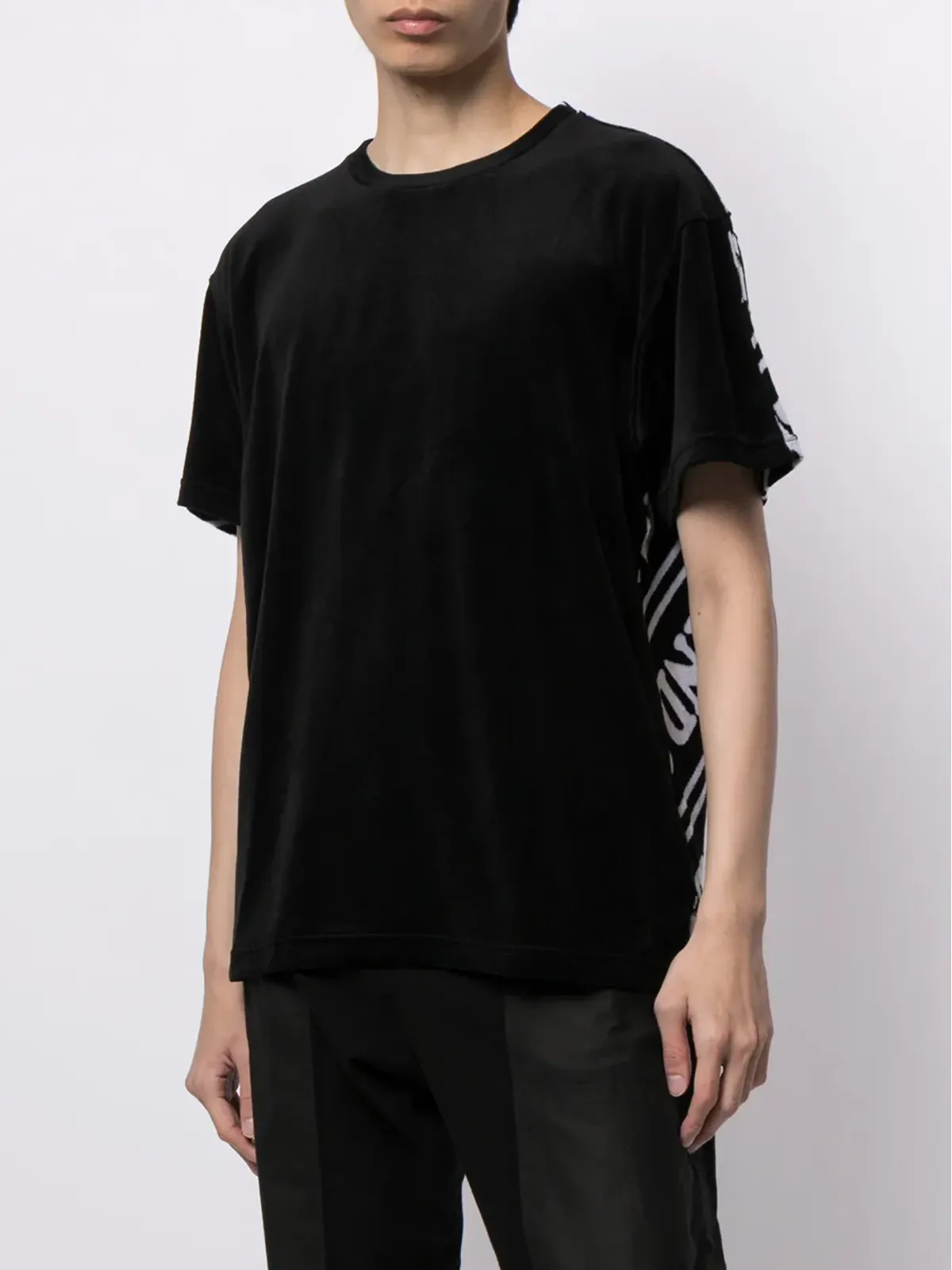 Mastermind Japan ロゴプリント ベロア Tシャツ - 画像4