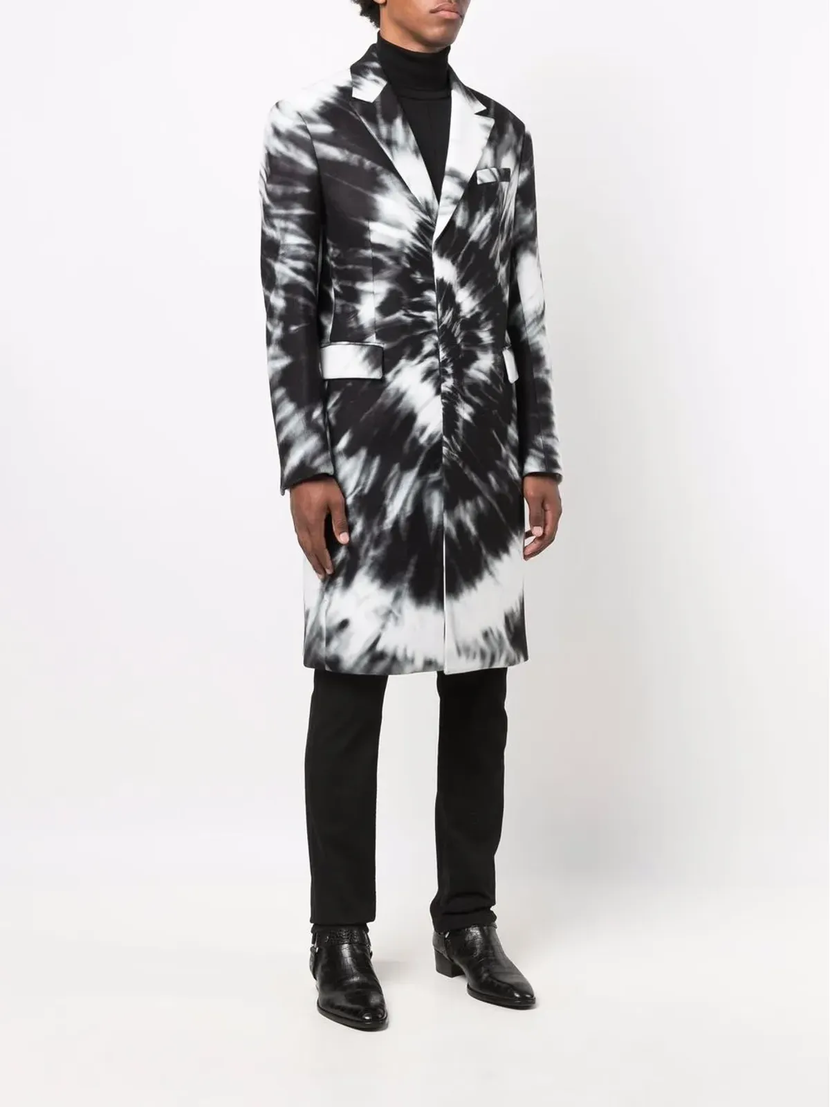 Philipp Plein シングルブレスト タイダイ コート - 画像3