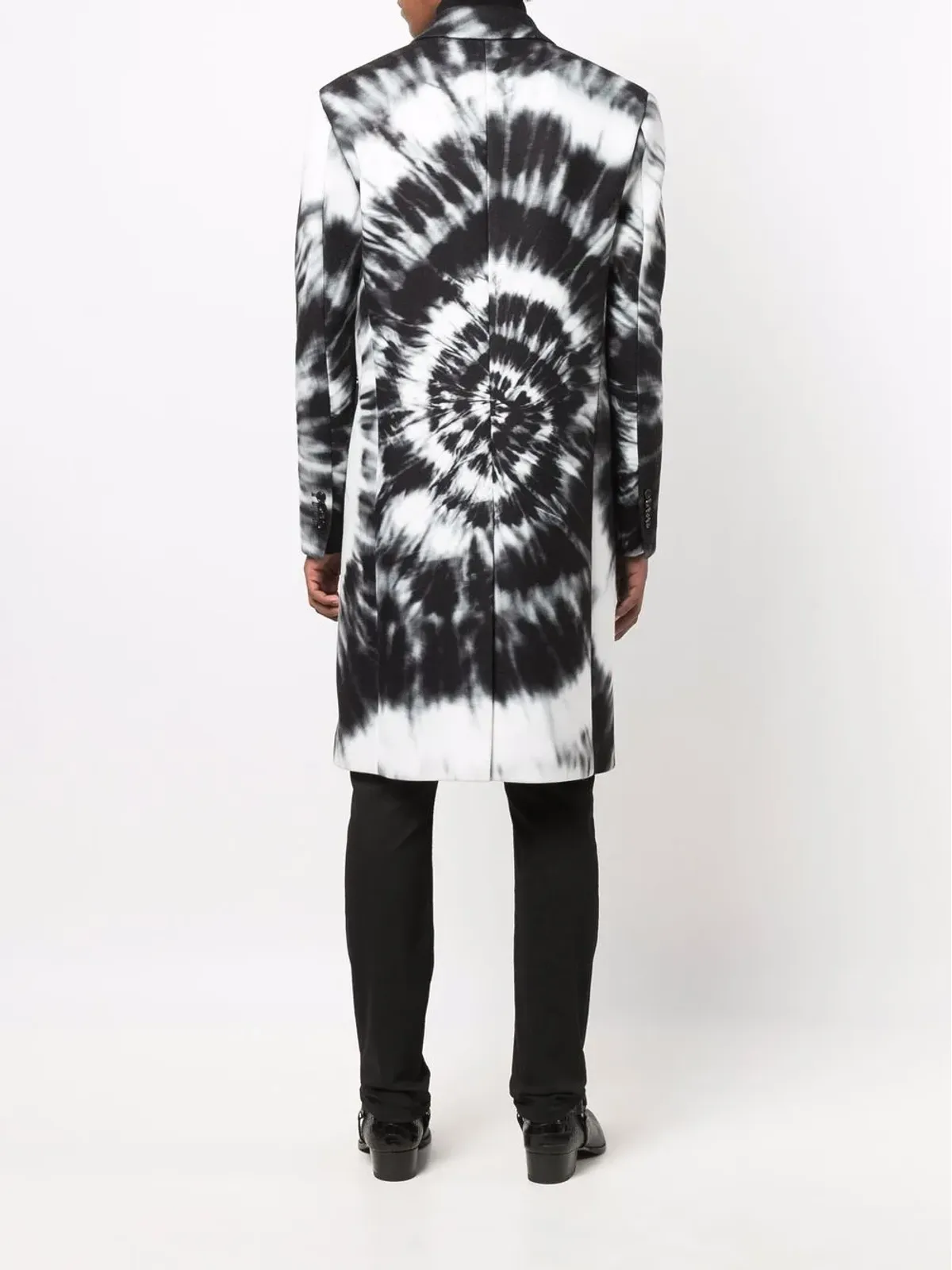 Philipp Plein シングルブレスト タイダイ コート - 画像4