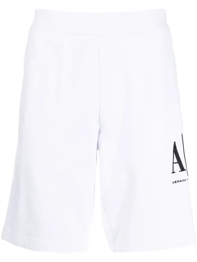 Armani Exchange Armani Exchange ロゴプリント トラックショーツの商品画像