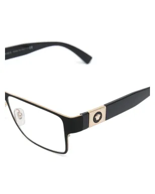 Versace Eyewear スクエアフレーム ロゴプレート メガネ - サムネイル3