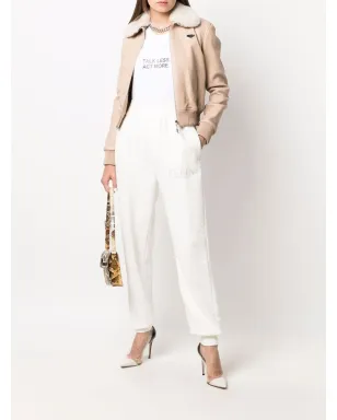 Philipp Plein アイコニックプレイン ハイウエスト トラックパンツ - Neutrals - サムネイル2