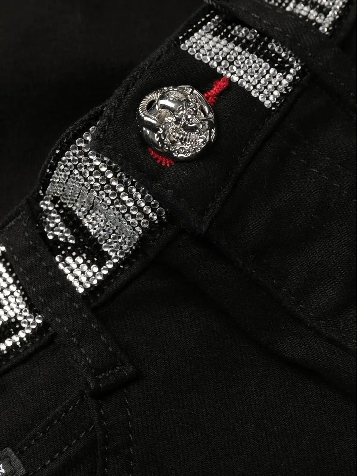 Philipp Plein ロゴ入りハイウエストスキニージーンズ - 画像5