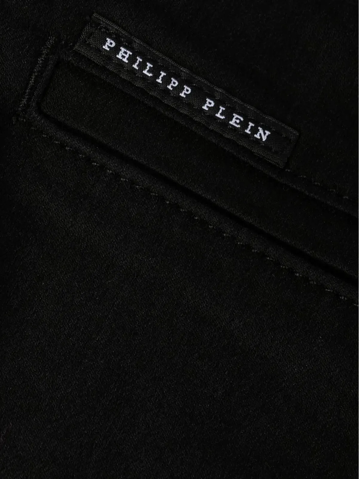 Philipp Plein ハイウエスト バイカージーンズ - 画像5