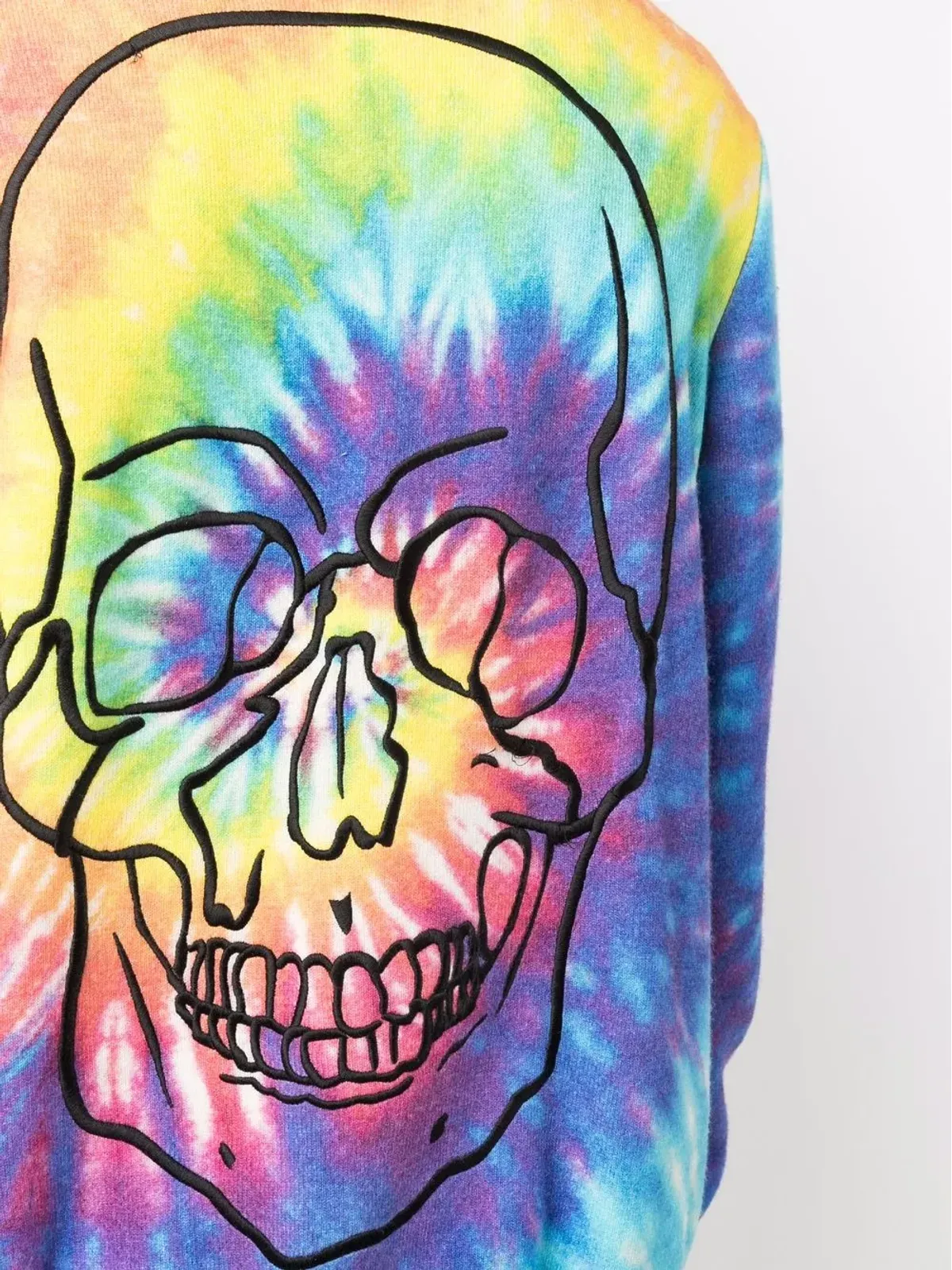 Philipp Plein スカル タイダイ スウェットシャツ - 画像5