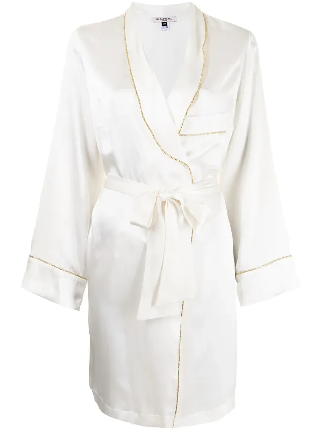 Gilda & Pearl Gilda & Pearl Backstage mini robe - Whiteの商品画像