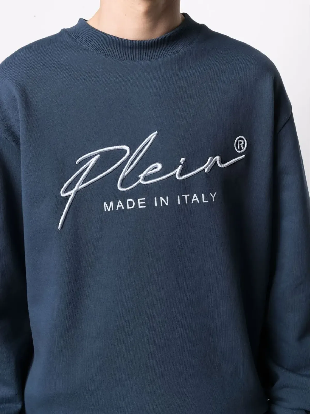 Philipp Plein embroidered-logo sweatshirt - Blue - 画像5
