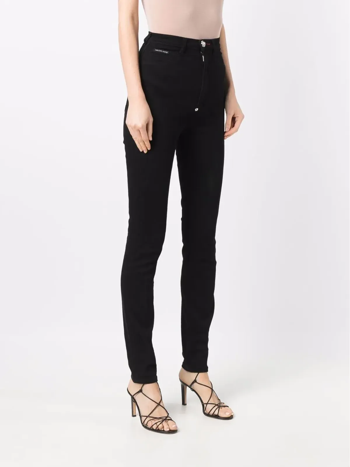 Philipp Plein スーパーハイウエストジーンズ - 画像3