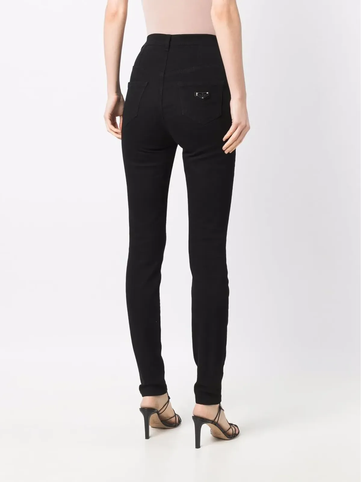 Philipp Plein スーパーハイウエストジーンズ - 画像4