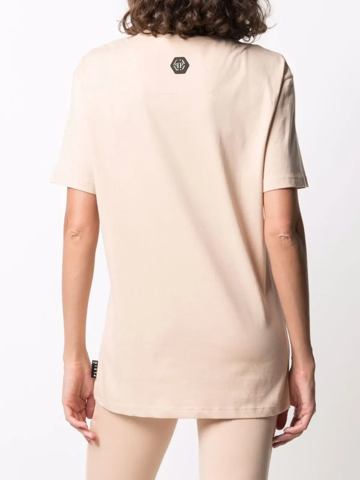 Philipp Plein シグネチャー クリスタル装飾入りTシャツ - 画像4