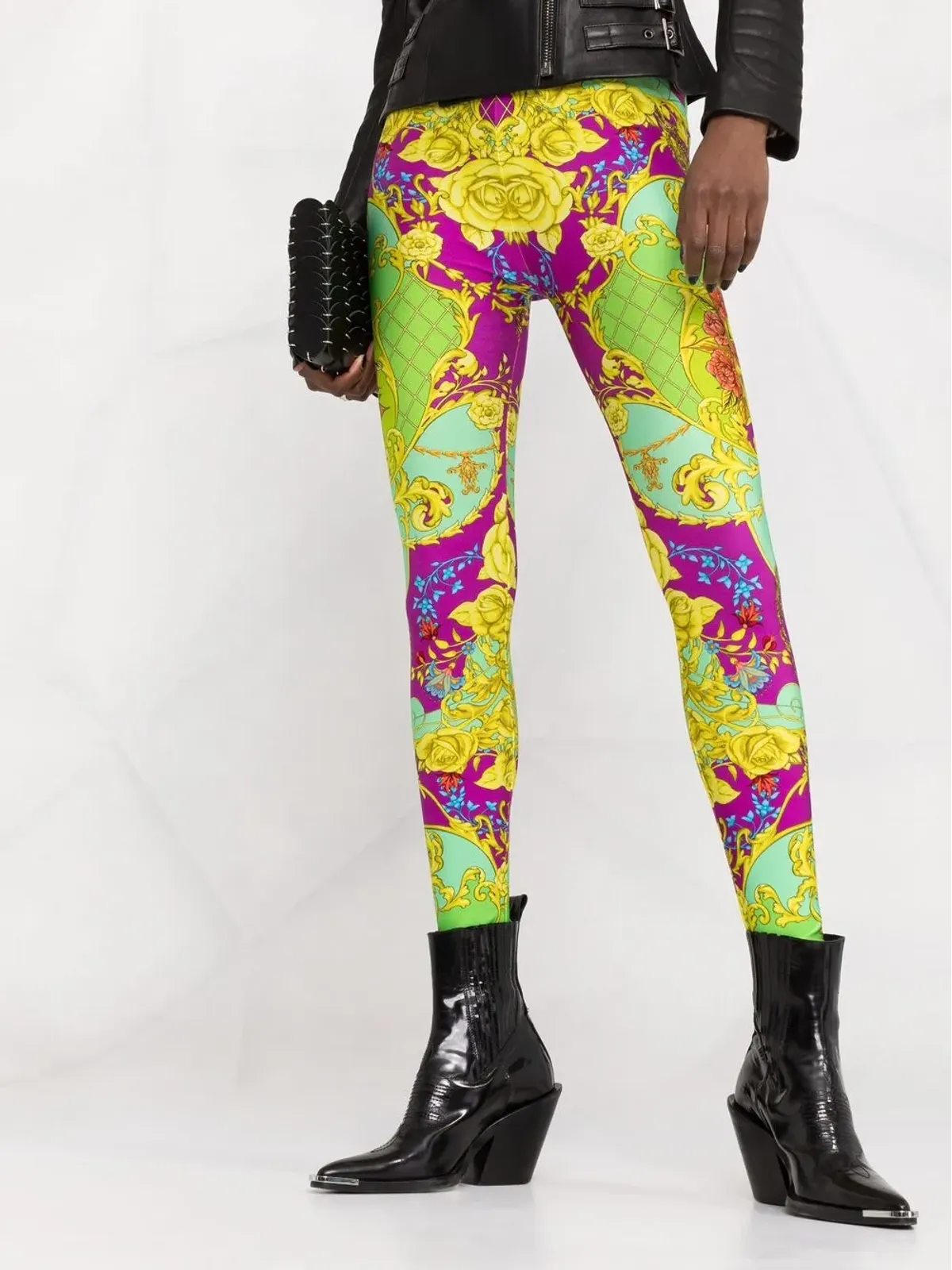 Philipp Plein ニューバロック ハイライズ レギンス - 画像5