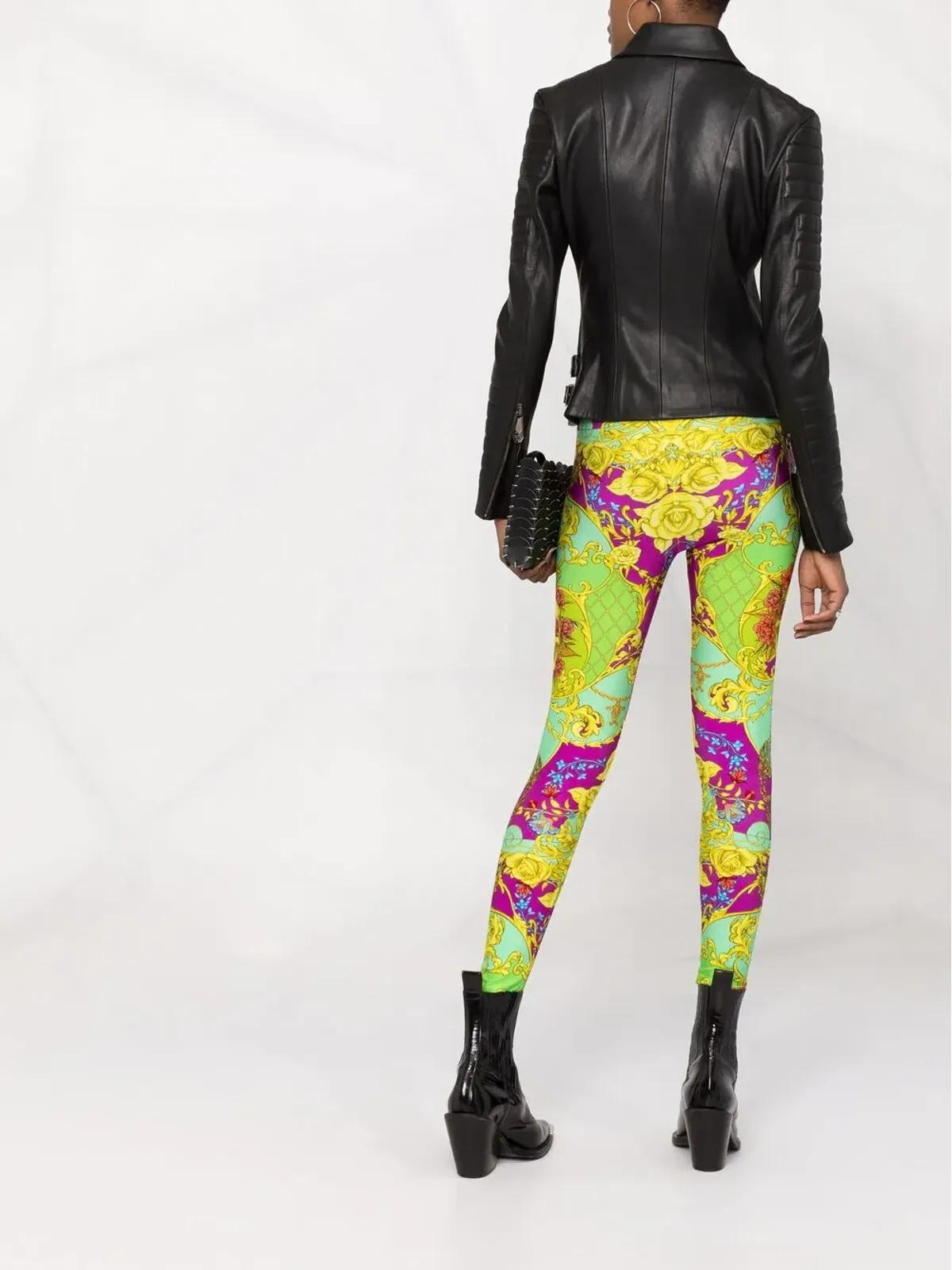Philipp Plein ニューバロック ハイライズ レギンス - 画像4