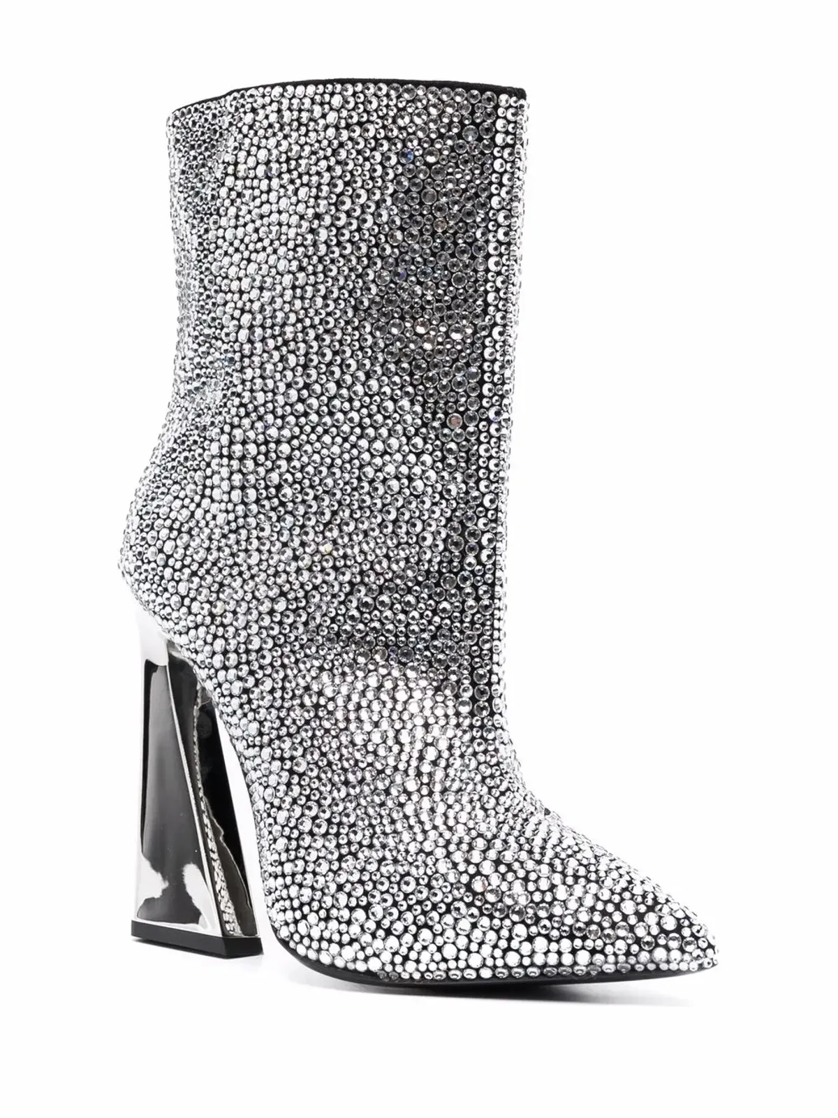 Philipp Plein クリスタル装飾付きアンクルブーツ - 画像2