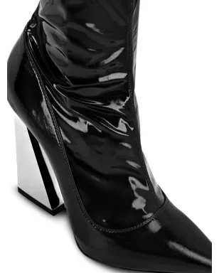 Philipp Plein Naplak pointed boots - Black - サムネイル4