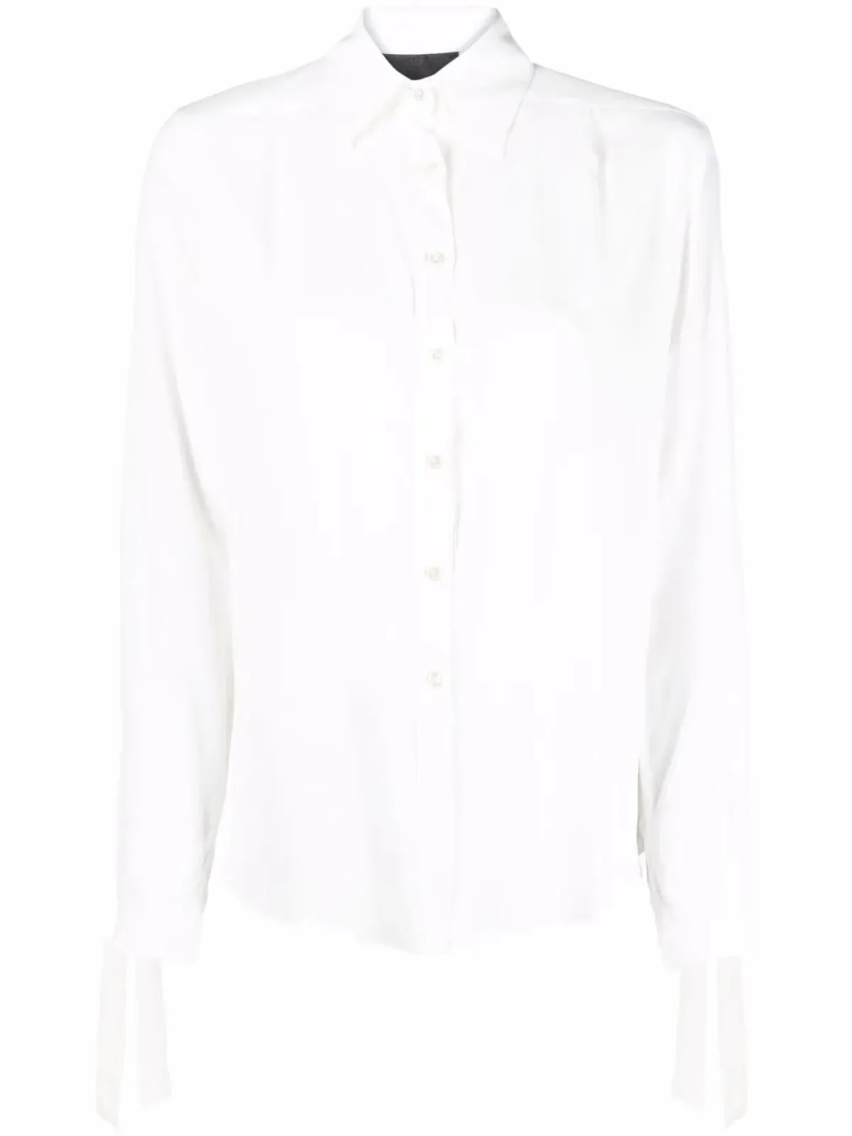 Philipp Plein ボタンダウン シルクシャツ - White - 画像1
