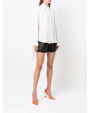 Philipp Plein ボタンダウン シルクシャツ - White - サムネイル3