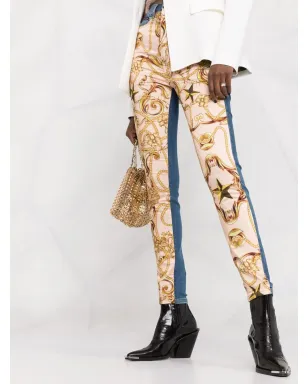 Philipp Plein バロックプリント スキニージーンズ - サムネイル5