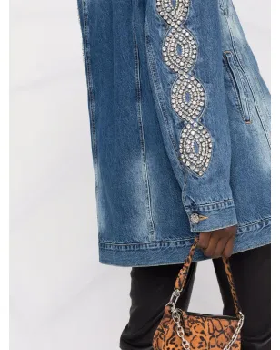 Philipp Plein クリスタル装飾デニムジャケット - サムネイル5