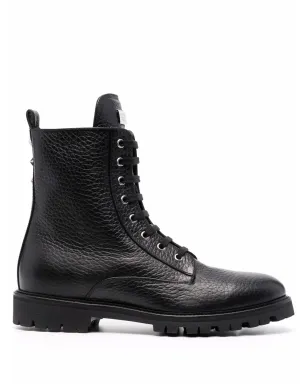 Philipp Plein スター・スタッズド レザーブーツ - サムネイル1