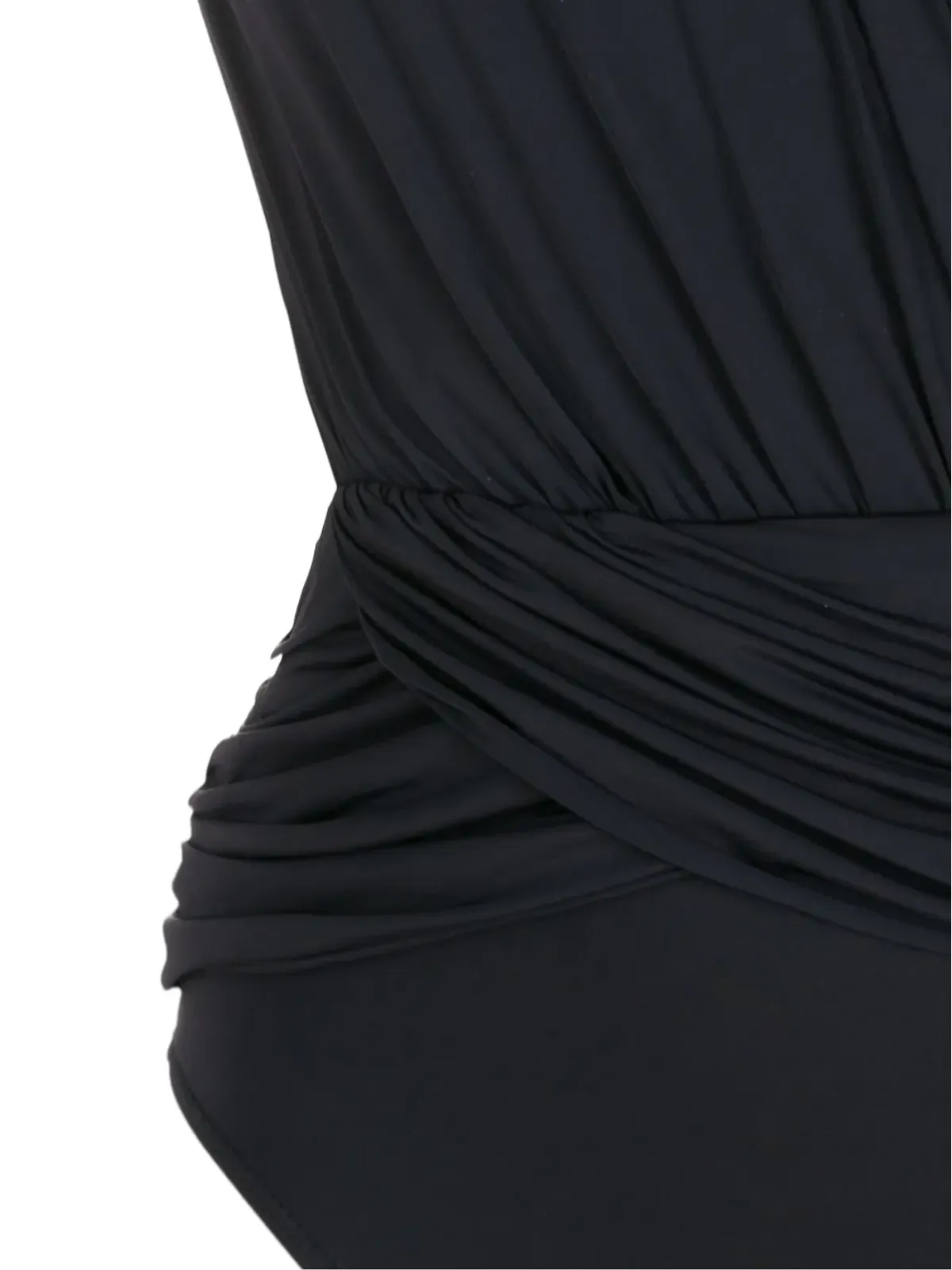 Brigitte パネルド wrap ワンピース水着 - ブラック - 画像5