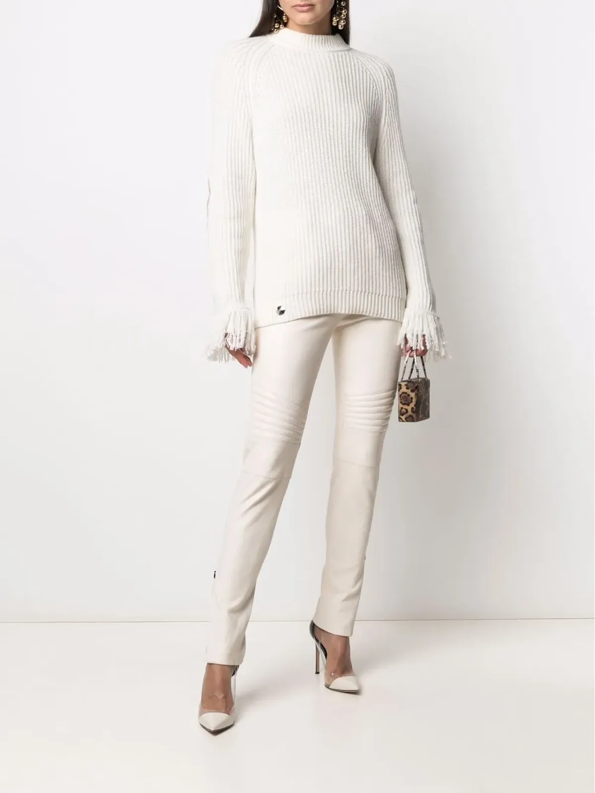 Philipp Plein Love Plein リブ編みジャンパー - 画像2