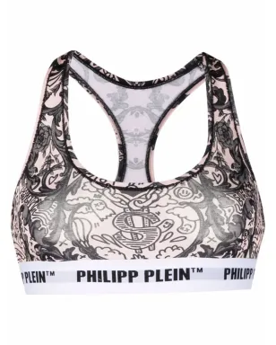 Philipp Plein バロック柄ブラ - サムネイル1