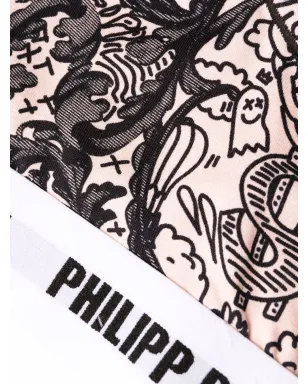 Philipp Plein バロック柄ブラ - サムネイル3