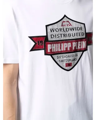 Philipp Plein スローガンプリント コットン Tシャツ ホワイト - サムネイル5
