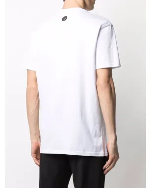 Philipp Plein スローガンプリント コットン Tシャツ ホワイト - サムネイル4