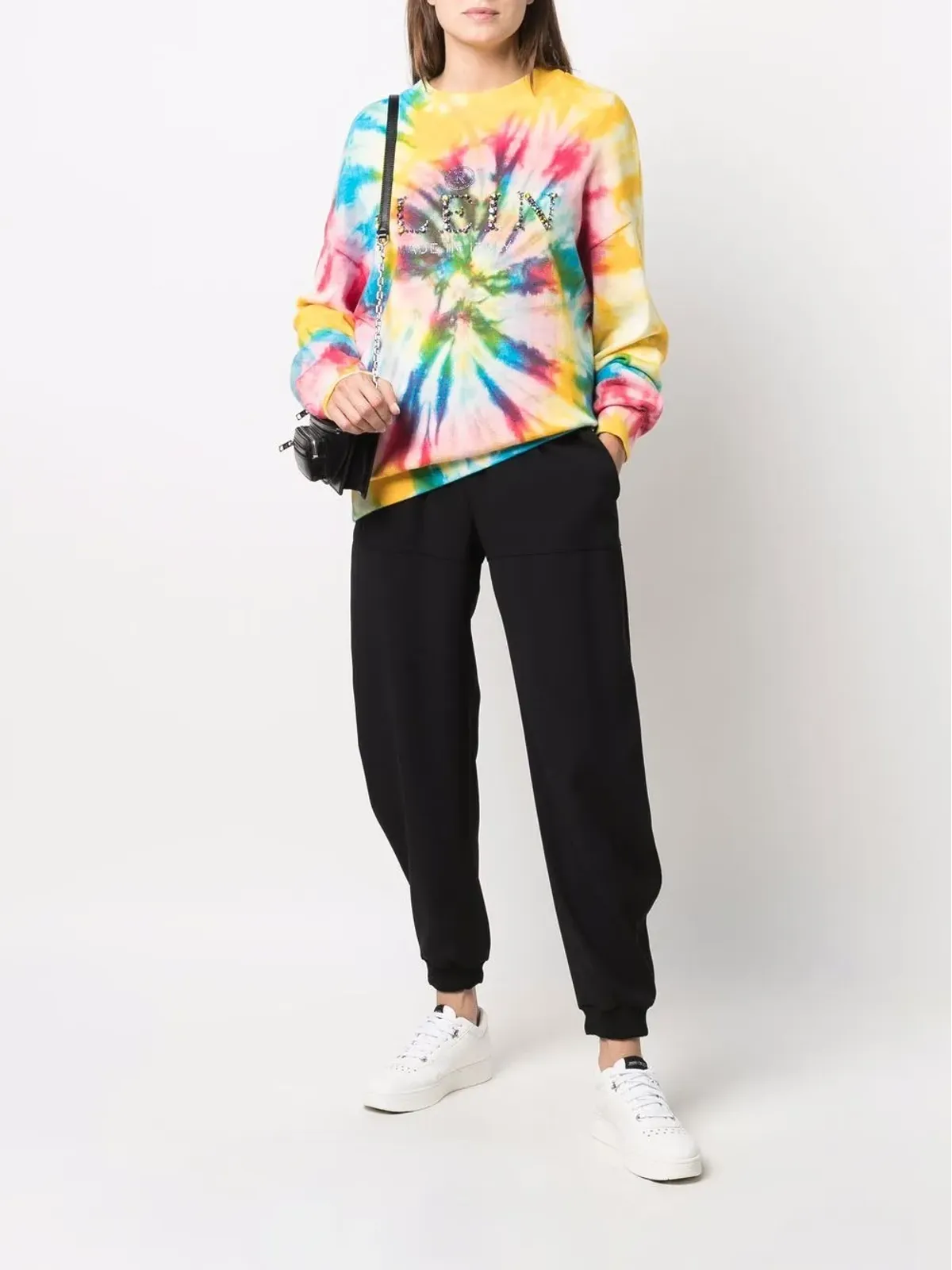 Philipp Plein タイダイ柄コットンブレンド スウェットシャツ - Yellow - 画像2