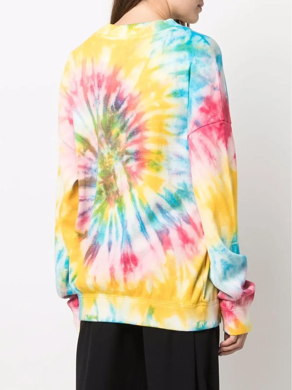 Philipp Plein タイダイ柄コットンブレンド スウェットシャツ - Yellow - 画像4