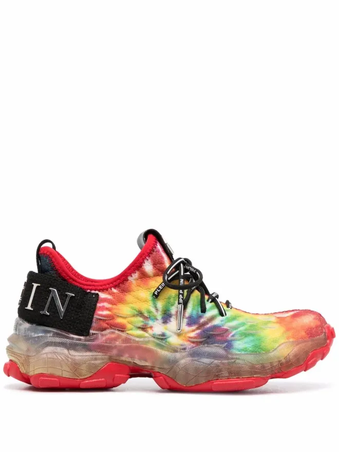 Philipp Plein Philipp Plein ティーダイ ランナー ハイパー $ホック スニーカー - レッドの商品画像
