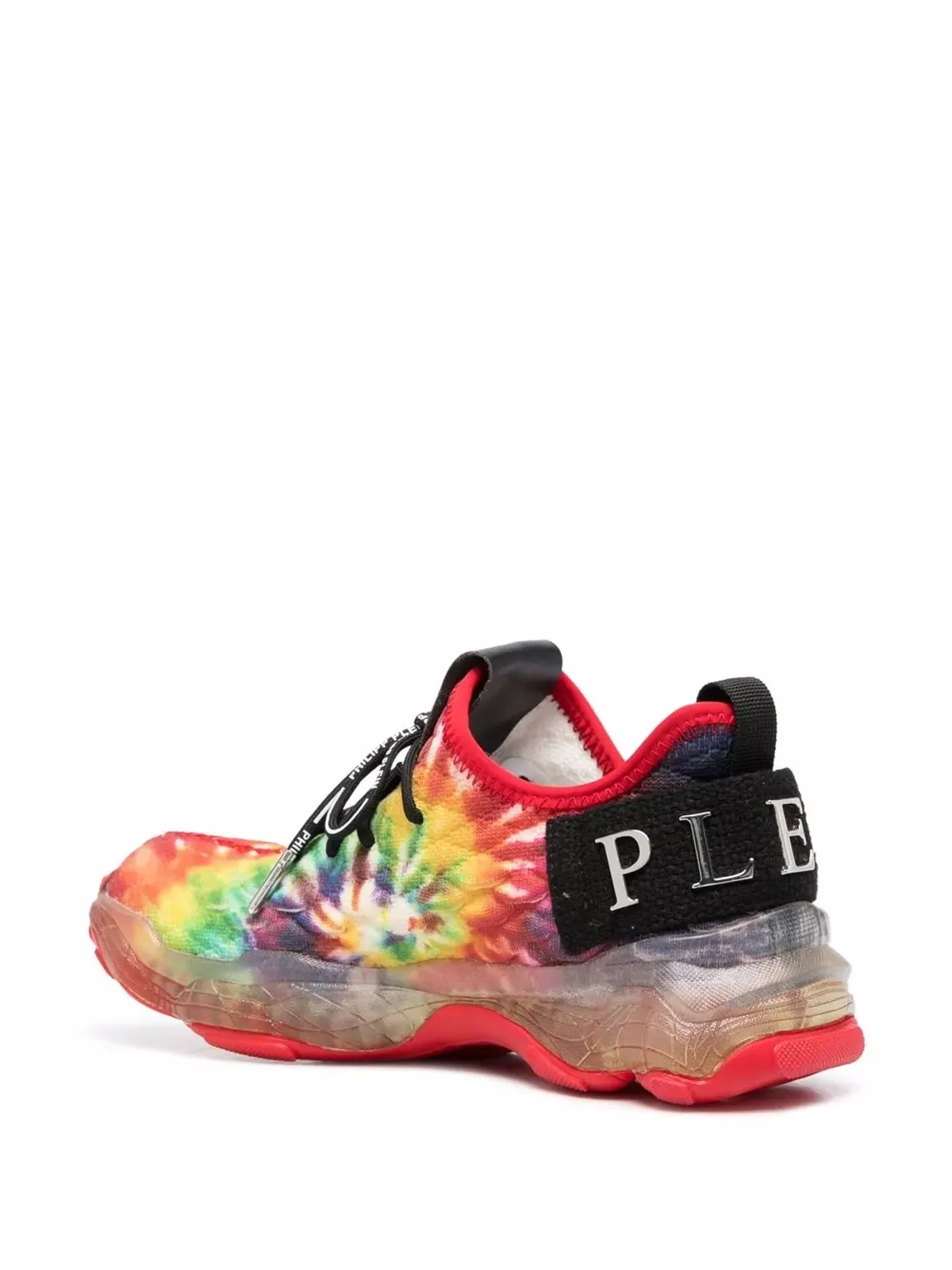 Philipp Plein ティーダイ ランナー ハイパー $ホック スニーカー - レッド - 画像3
