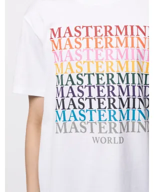 Mastermind World スカルロゴプリント コットンTシャツ - ホワイト - サムネイル5