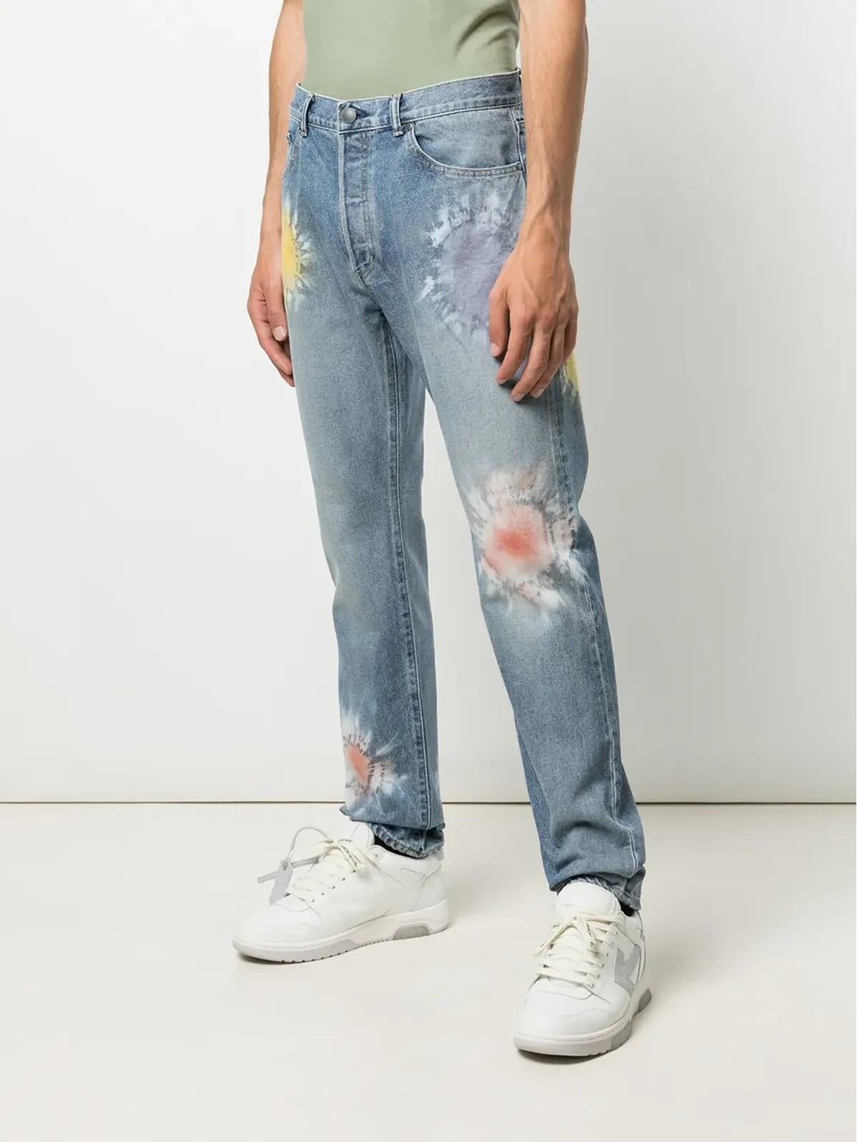 John Elliott ケイン ダメージジーンズ - 画像3