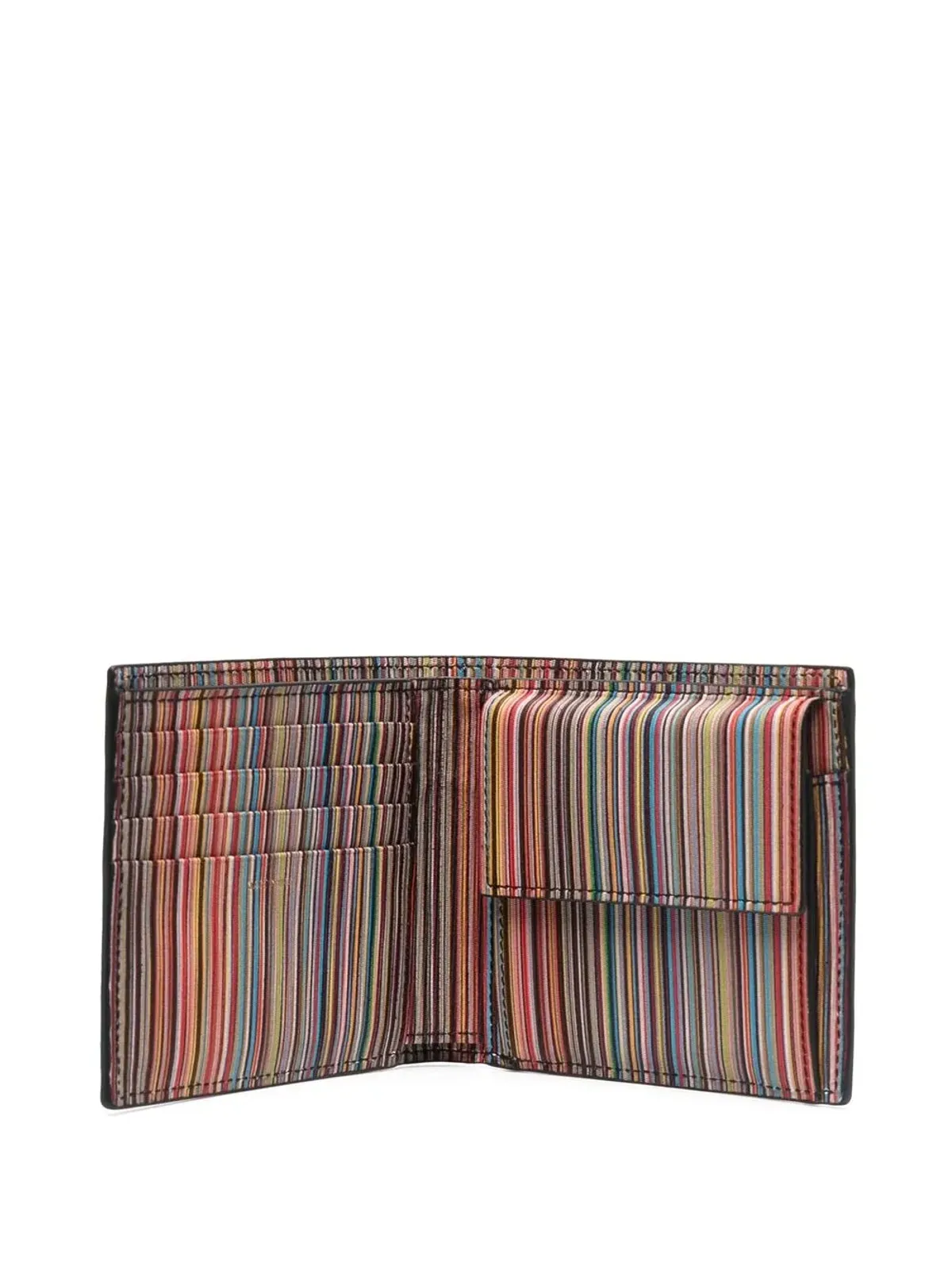Paul Smith アーティストストライププリント レザー ウォレット - 画像3
