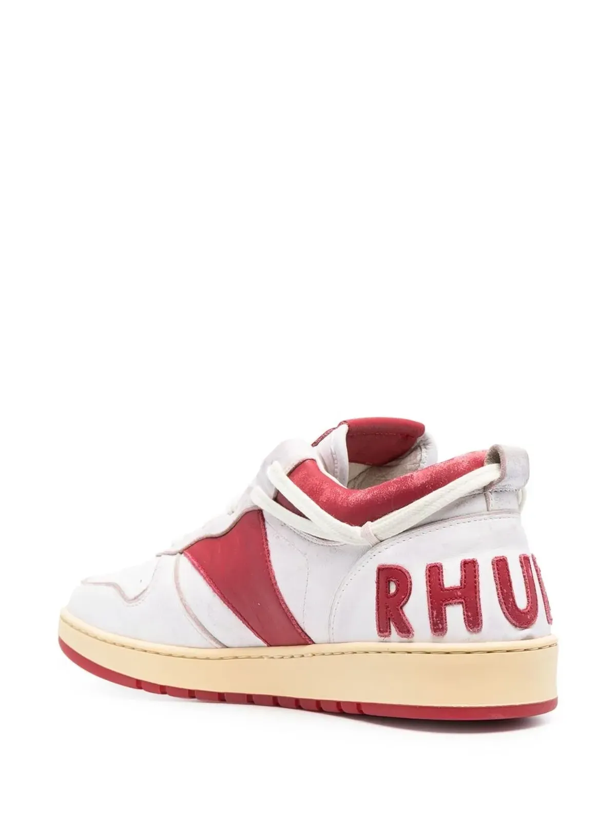 RHUDE ツートーン レースアップ トレーナー - 画像3