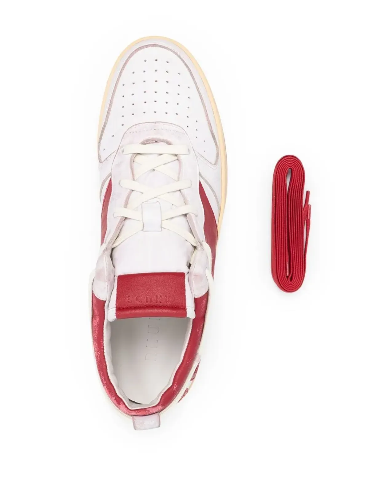 RHUDE ツートーン レースアップ トレーナー - 画像4
