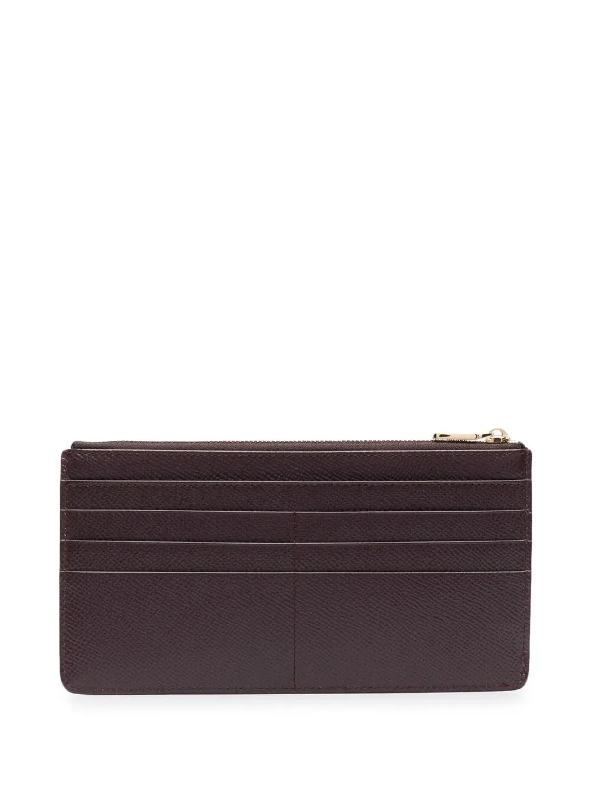 Dolce & Gabbana logo-tag zip-up card holder - Red - 画像2