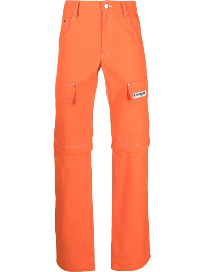 MISBHV MISBHV ロゴ入りストレートレッグパンツの商品画像