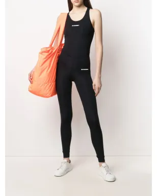 Jil Sander ロゴプリントレギンス - サムネイル2