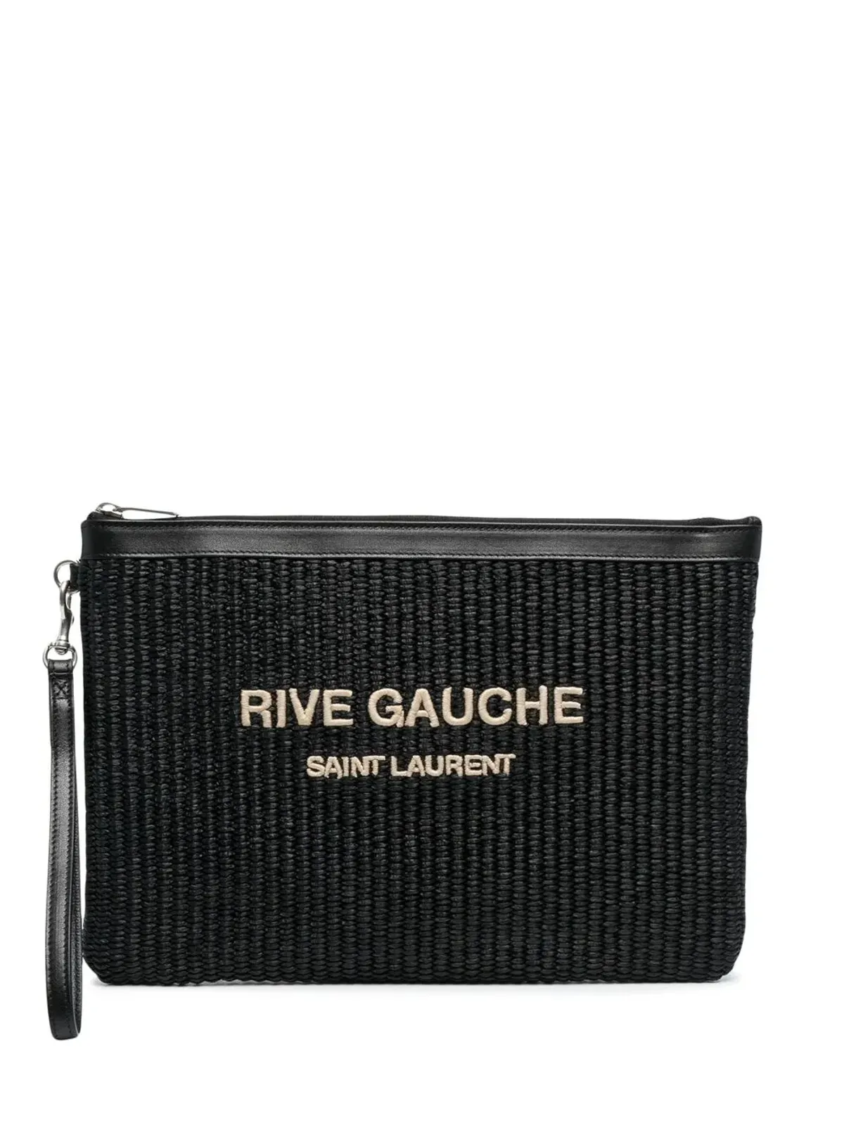 Saint Laurent ラフィア クラッチバッグ - 画像1